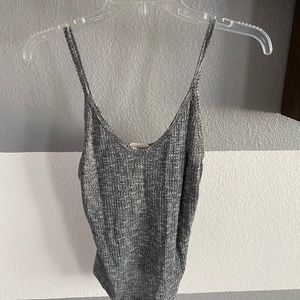 Black and white crop top